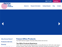 Tablet Screenshot of faisonopc.com